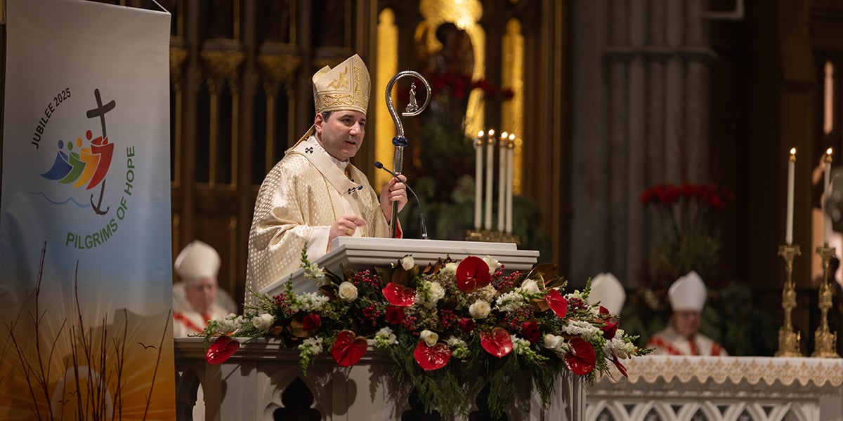 Cardinal Leo at Jubilee Mass