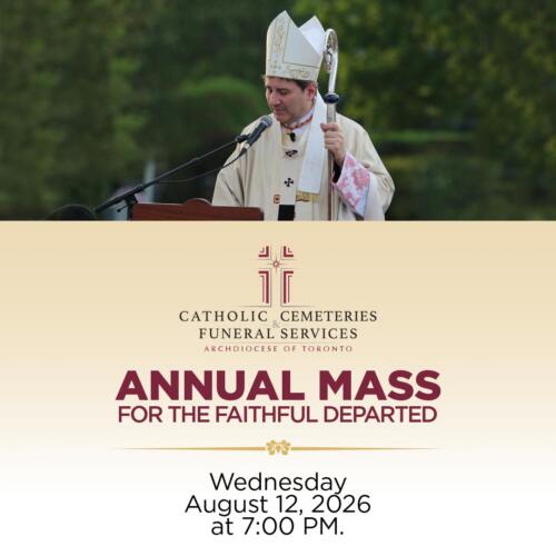 2026 Annual Mass for the Faithful Departed