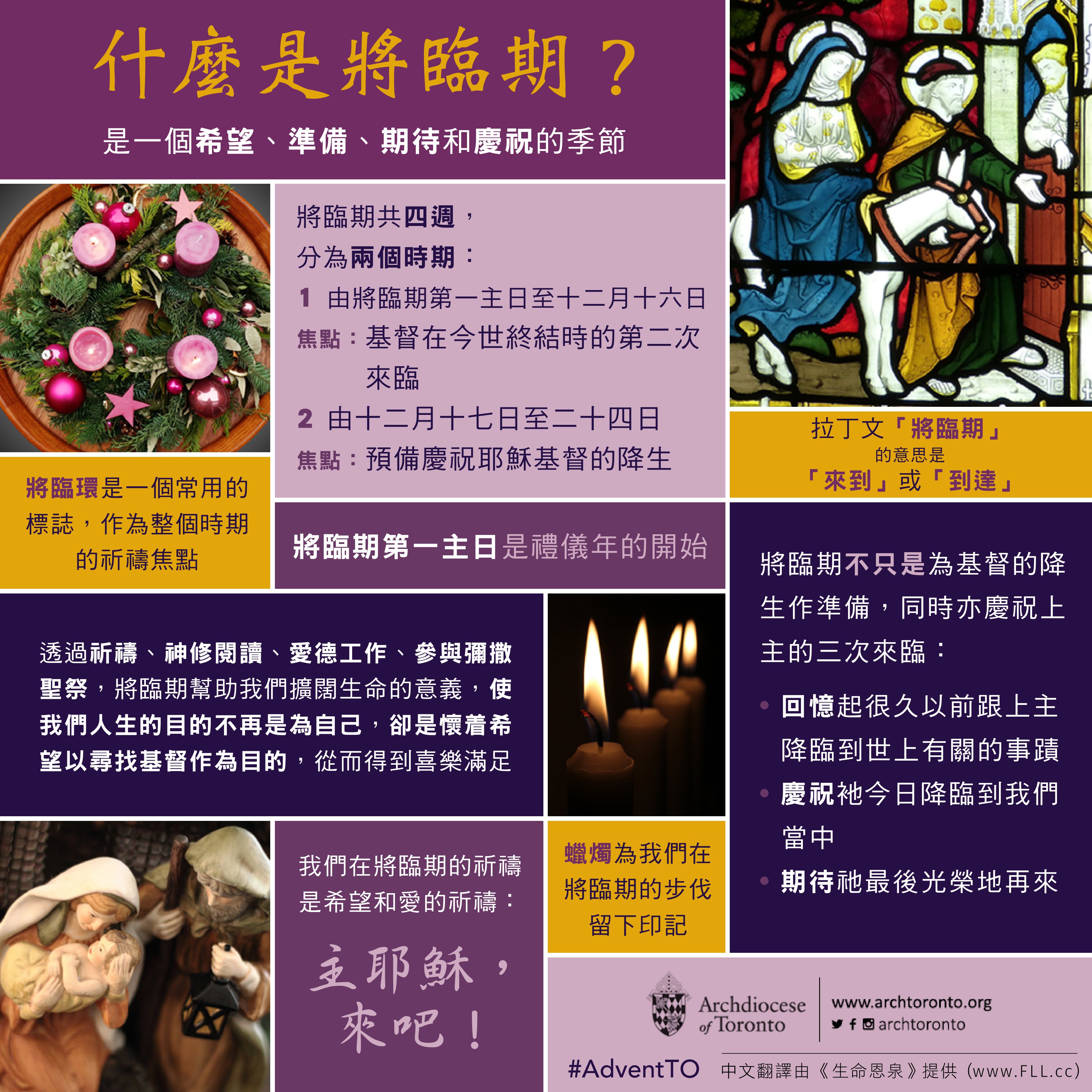Infographic: What is Advent? (Chinese - Traditional)