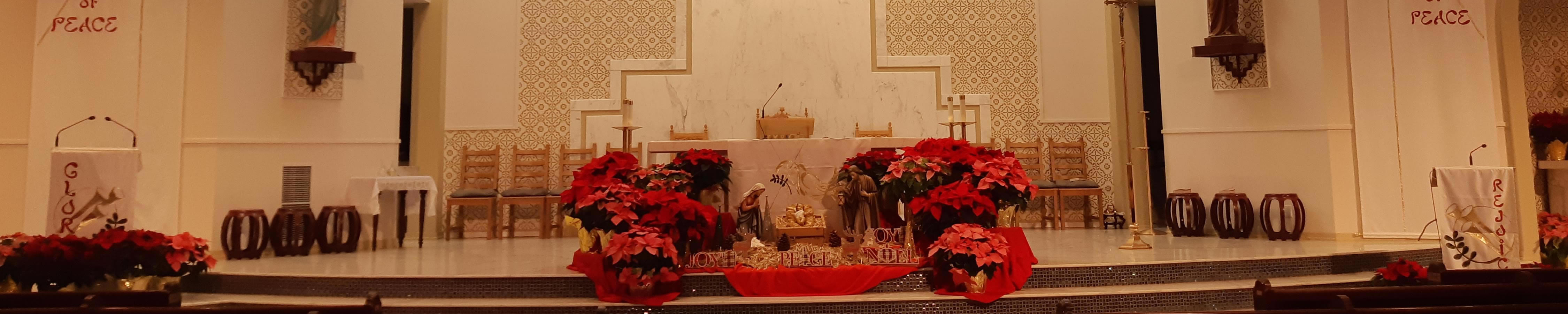 Altar Christmas banner