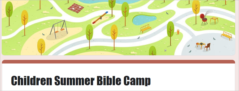 Summer Bible Camp 2021